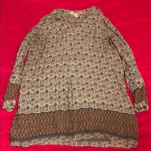 Cute and comfy green flowy dress